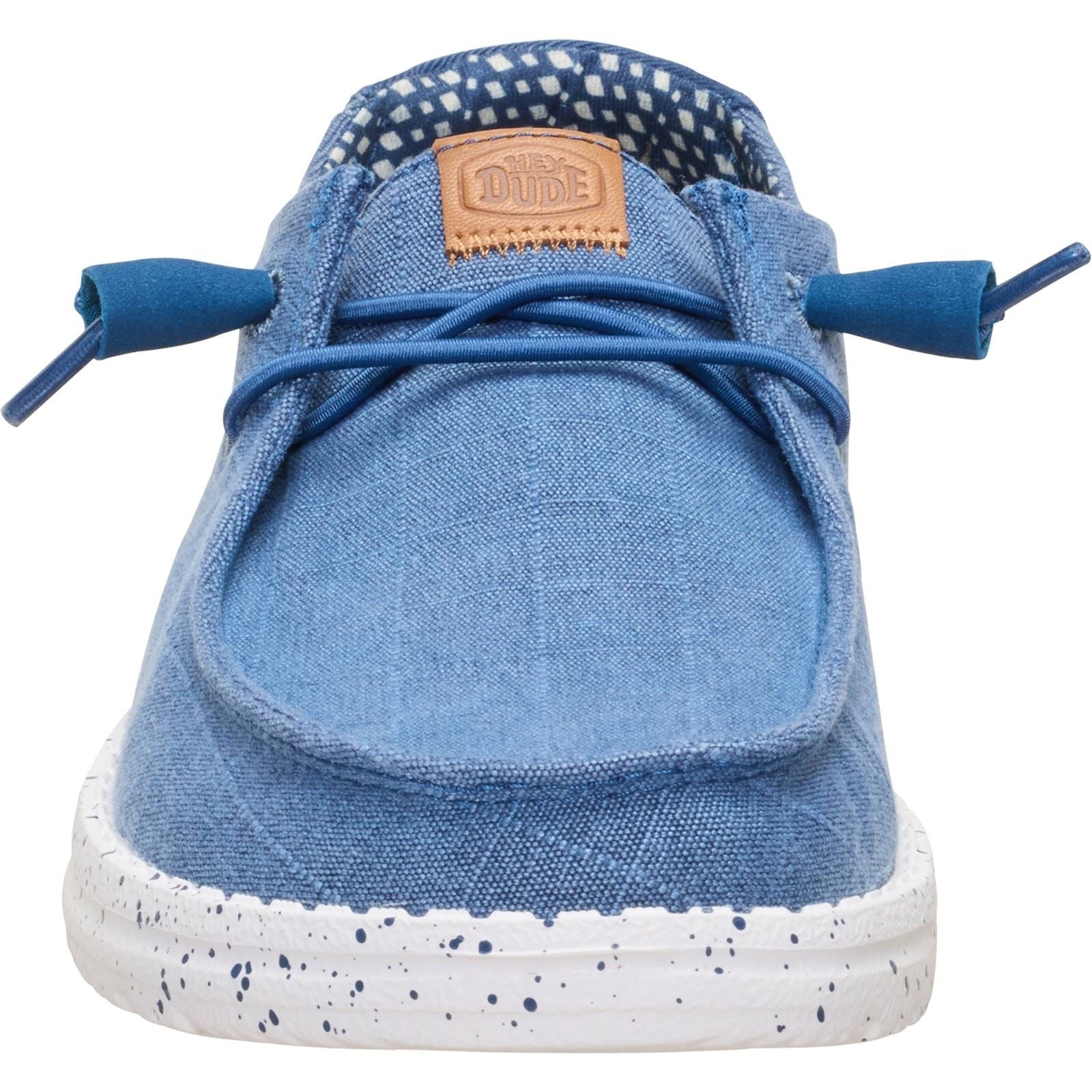 HEYDUDE Wendy Chambray Textile Women's Ensign Blue Loafers