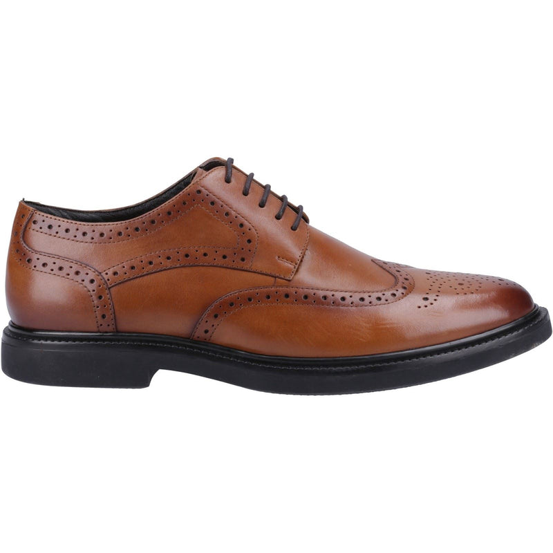 Hush Puppies Kingston Leather Men's Tan Brogues Shoes