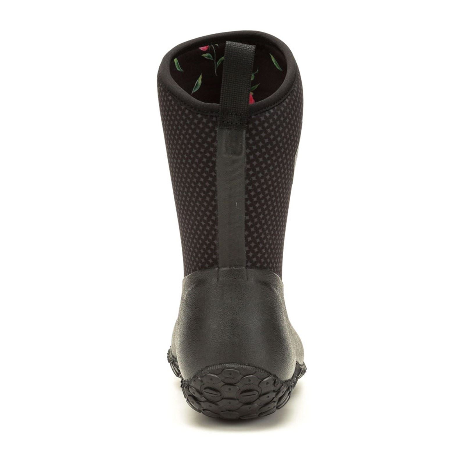 Muck Boots RHS Muckster II Short Synthetic Charcoal Print Wellies Shoes