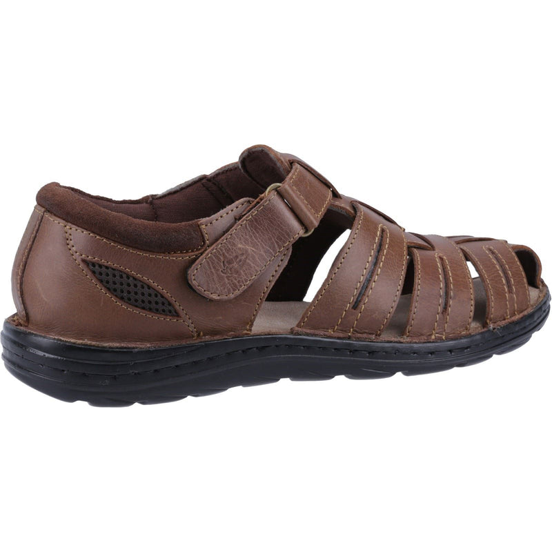 Hush Puppies Albert Leather Men's Tan Sandals