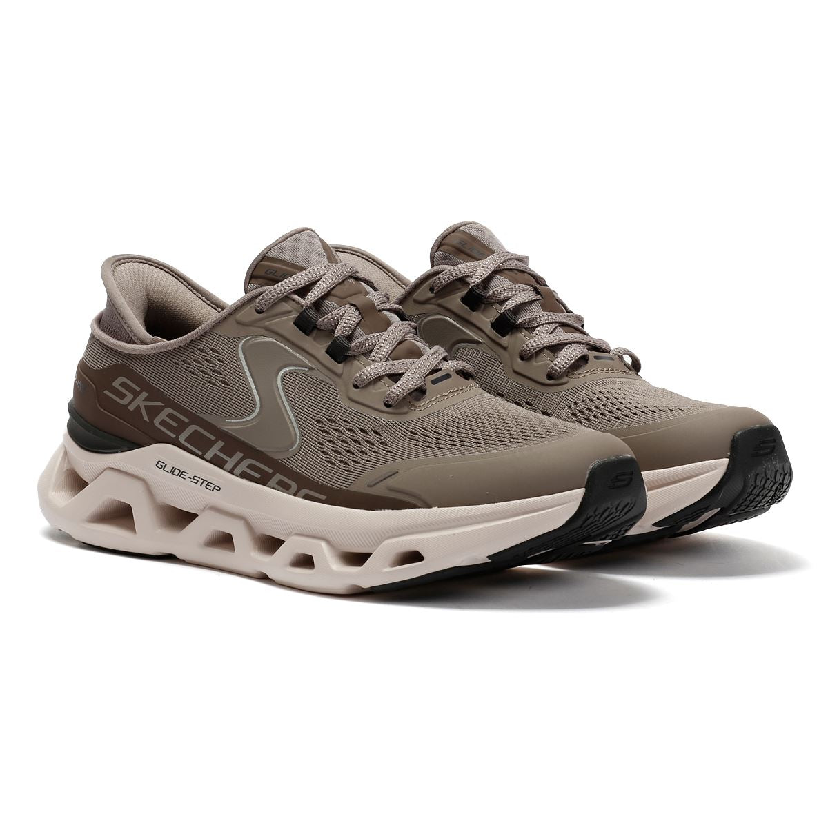 Skechers Slip-Ins Glide Step Altus Mesh Women's Khaki Sneakers