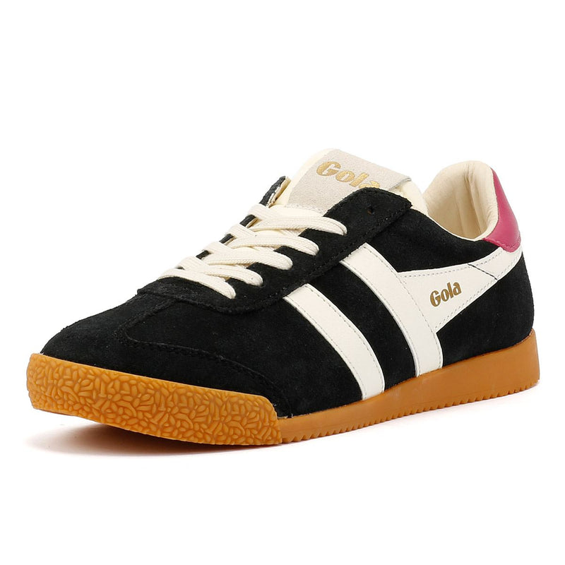 Gola Elan Suede Women's Black/White Sneakers