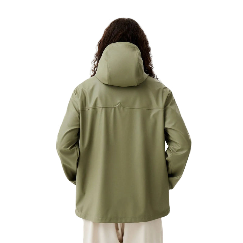 Hunter Izzy Hooded Unisex Adults Green Jacket