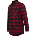Hard Yakka Long Sleeve Check Flannel Cotton Men's Red Casual Shirt