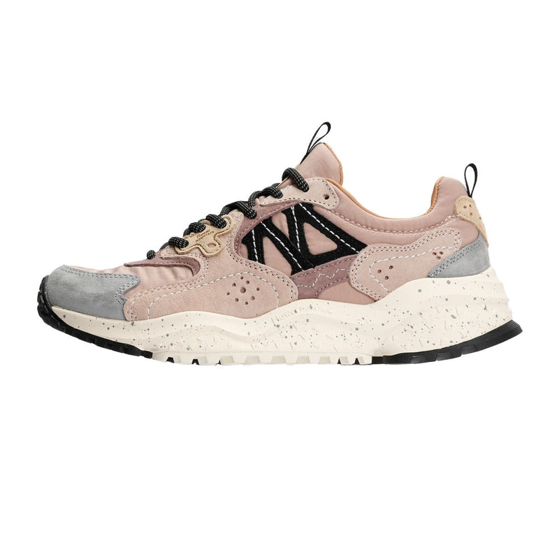 Flower Mountain Solin Women's Suede/Nylon Gray/Soft Pink Sneakers