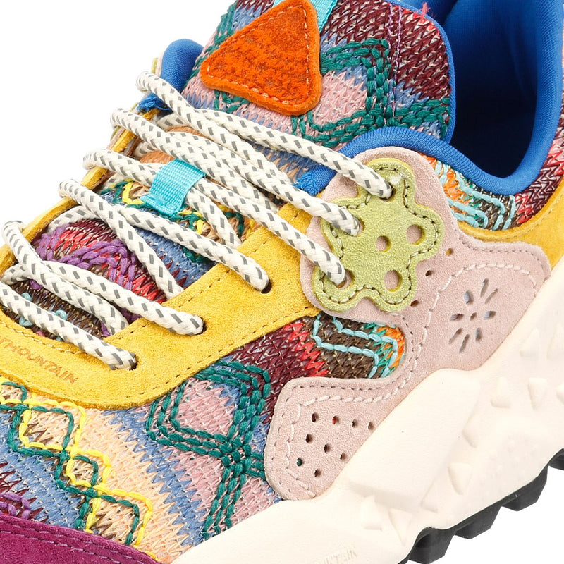 Flower Mountain Kotetsu Knit Women's Purple Aztec Sneakers