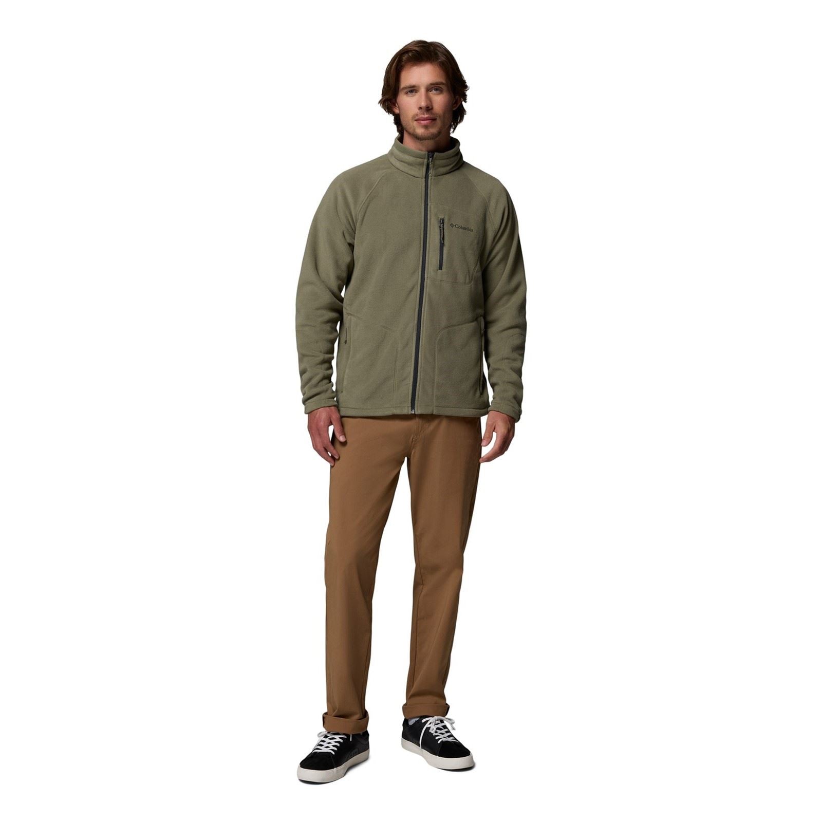 Columbia Fast Trek II Full Zip Men's Green Fleece Jacket