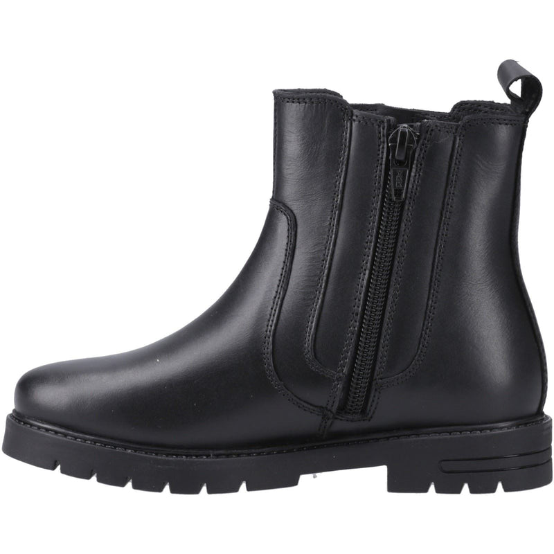 Hush Puppies Liana Leather Girls's Black Boots