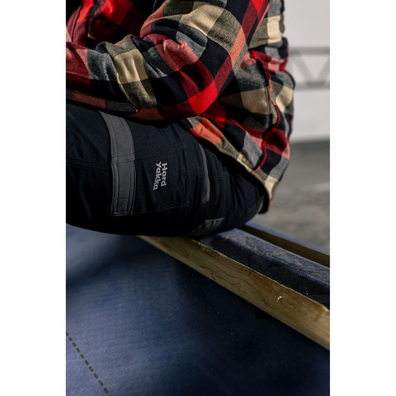Hard Yakka Raptor Active Cotton Men's Black Outdoor Trousers
