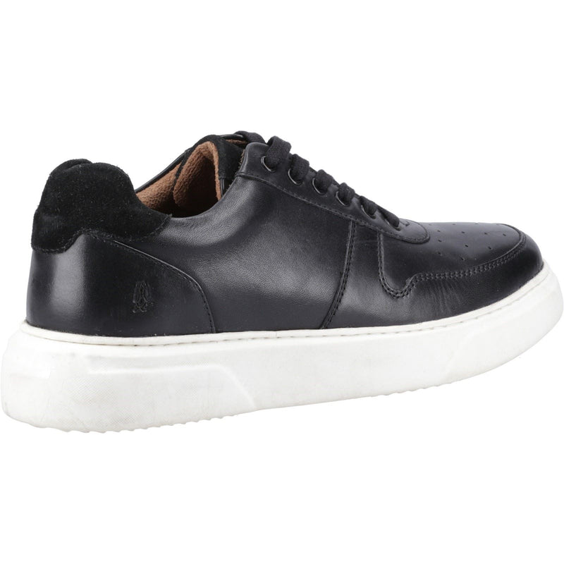 Hush Puppies Wyatt Leather Men's Black Sneakers