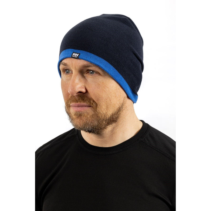 Helly Hansen Workwear Classic Reversible Unisex Adults Blue Beanie Hat