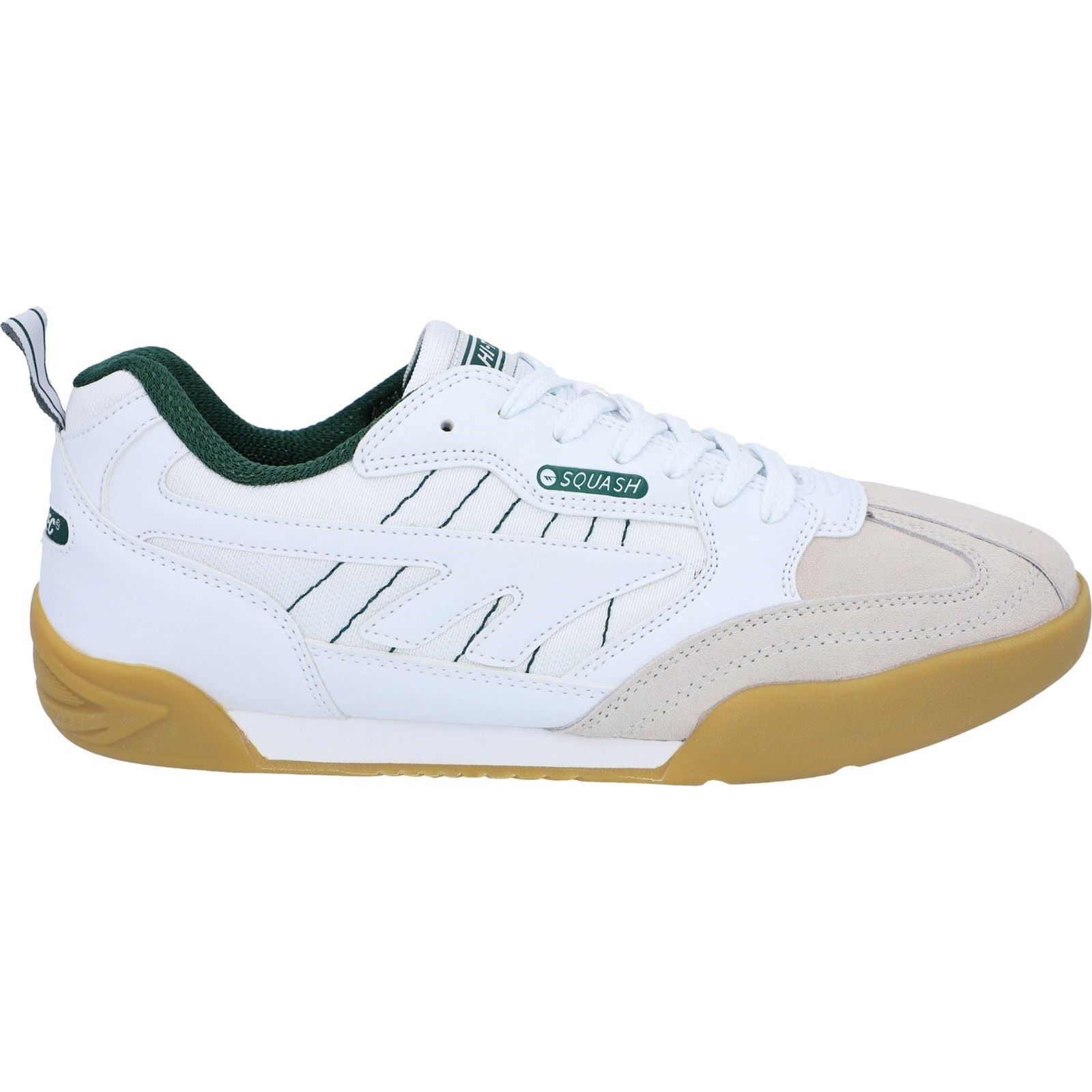 Hi-Tec Squash Sneaker Textile/Leather White Sneakers