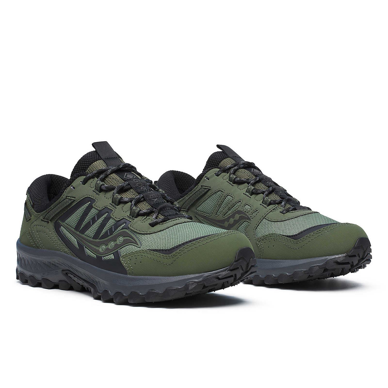 Saucony Grid Peak Olive Sneakers