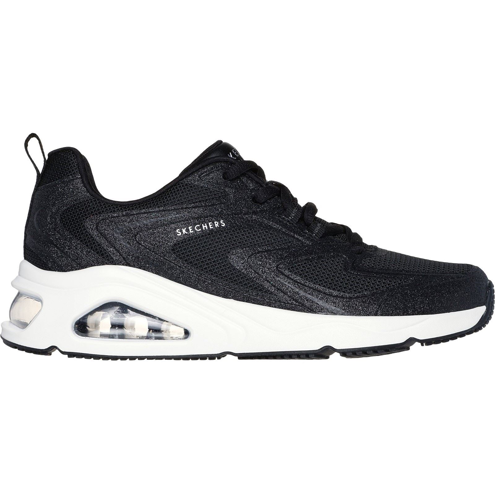 Skechers Tres-Air Uno Glit-Airy Women's Black Sneakers