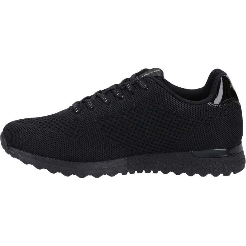 Hush Puppies Katrina Textile Women's Black Sneakers