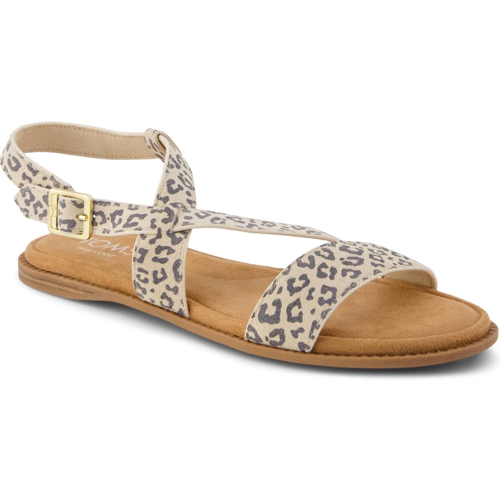 TOMS Mar Leather Women's Oatmeal Sandals