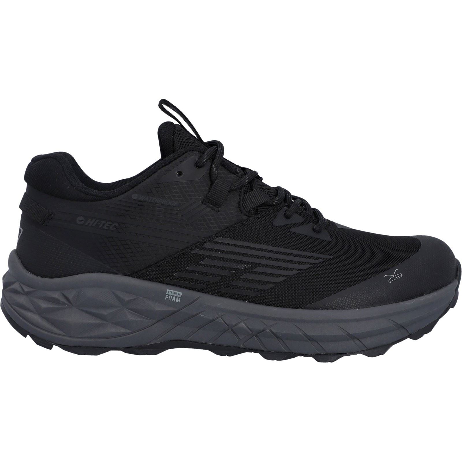 Hi-Tec Fuse Trail Low Polyester Men's Black/Charcoal Hiking Shoes