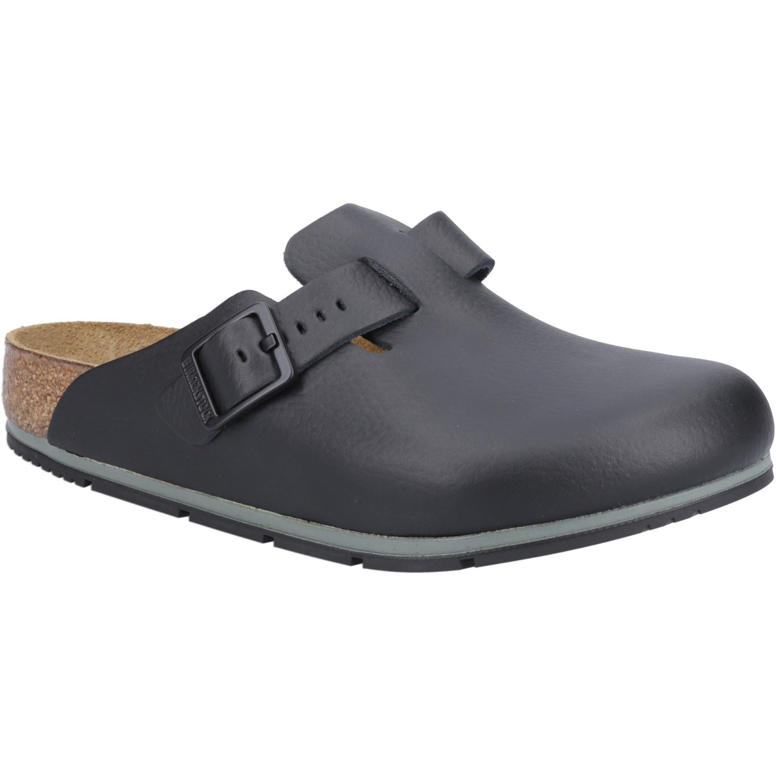 Birkenstock Boston Pro Leather Women's Black Clogs