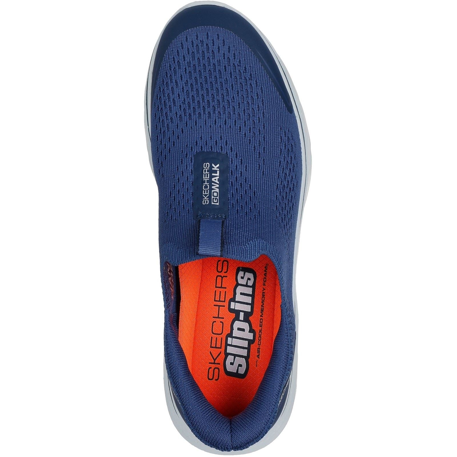 Skechers GO WALK 7 Easy On Evolution Textile Men's Navy Sneakers
