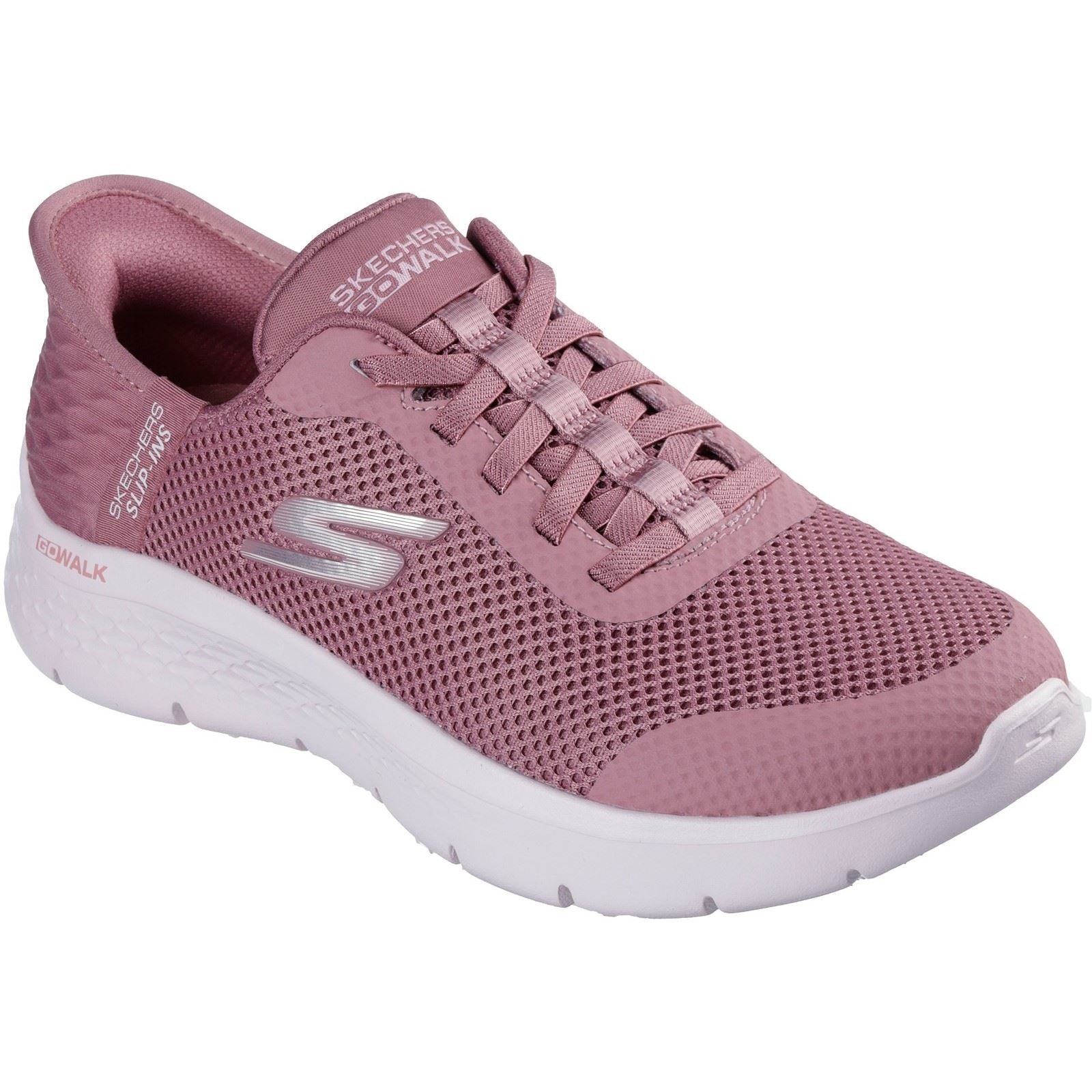 Skechers GO WALK Flex Grand Entry Textile Women's Rose Textile/Trim Trainers