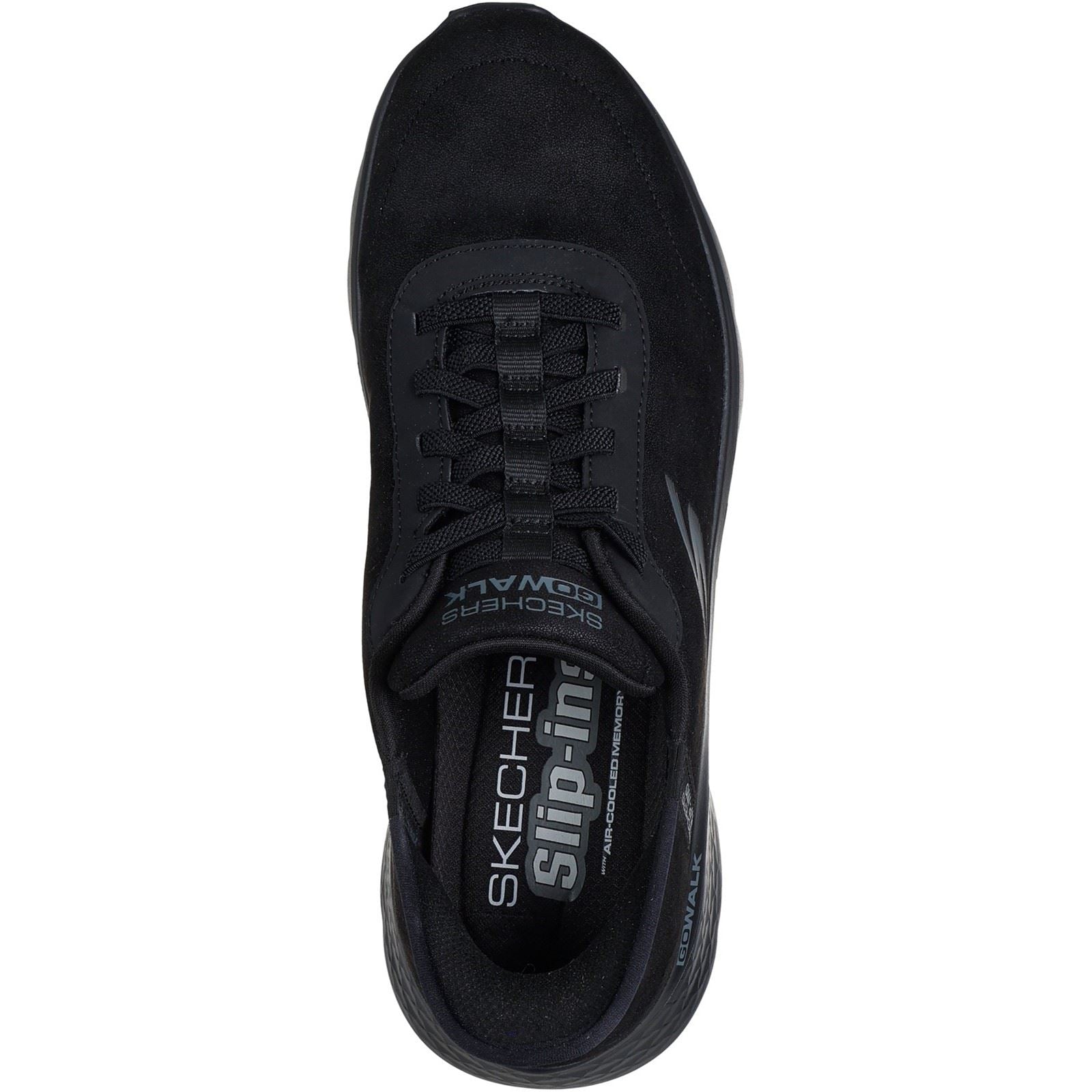 Skechers GO WALK Flex Smooth Motion Textile Men's Black Sneakers
