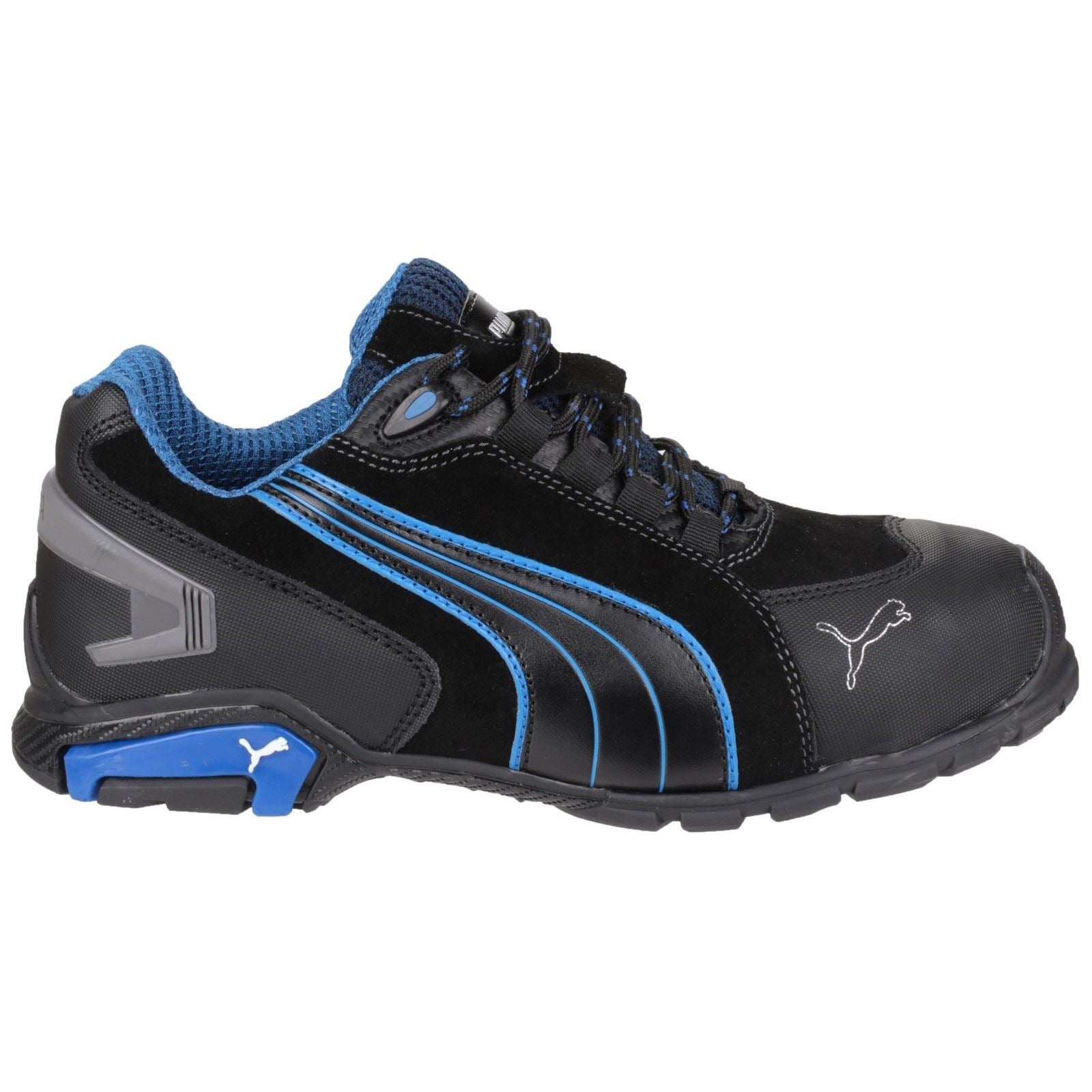 Puma Safety Rio Low Leather Black Safety Sneakers