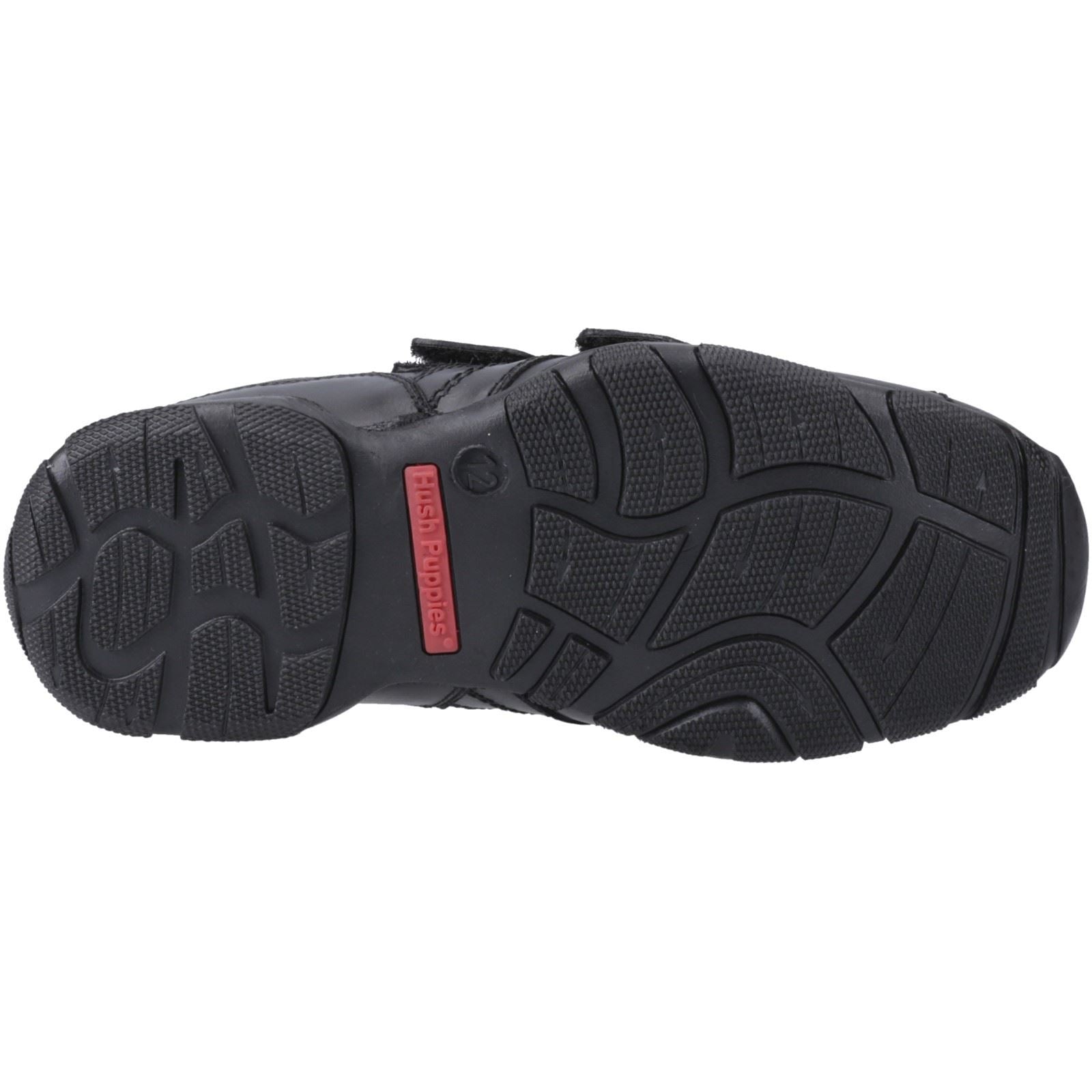 Hush Puppies Vance Leather Boys's Black Shoes