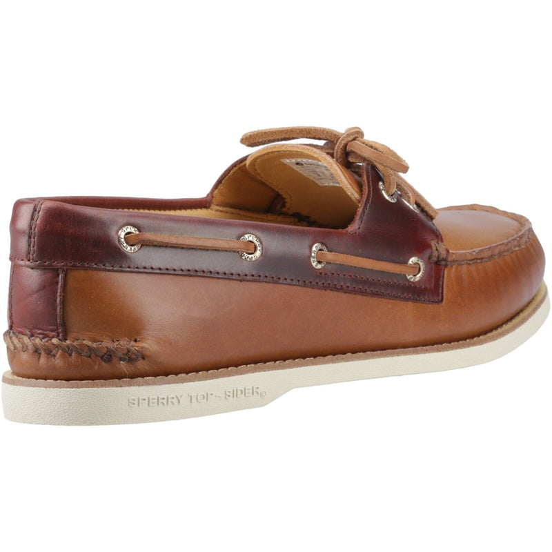 Sperry Authentic Gold Cup Leather Men's Tan/Brown Boat Shoes