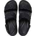 Crocs Brooklyn Woven Synthetic Women's Black/Black Sandals