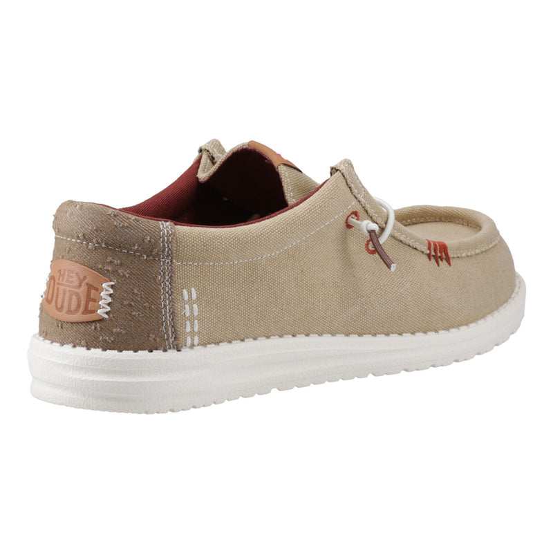 HEYDUDE Wally Workwear Synthetic Blend Men's Incense/Multi Moccasins Shoes