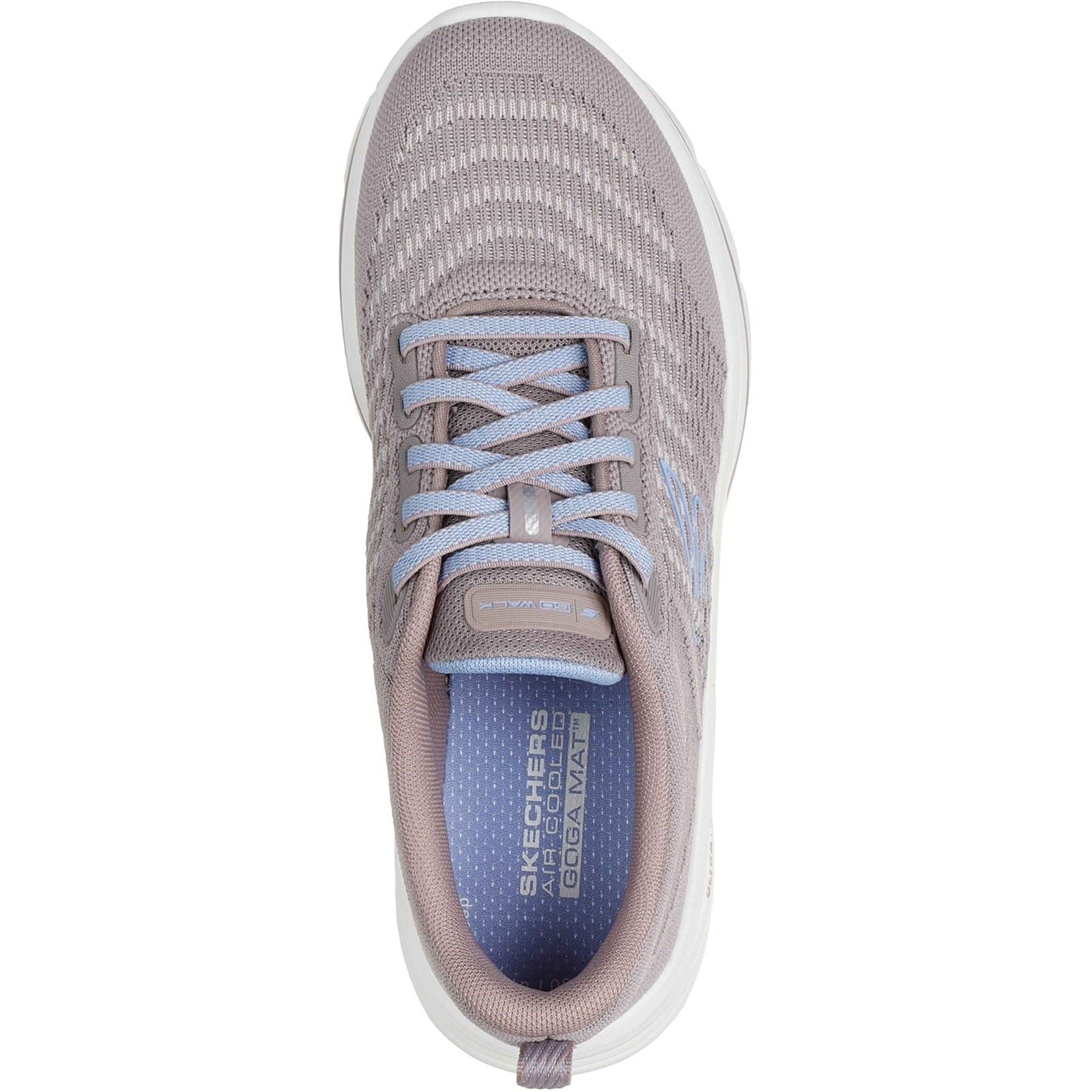 Skechers GO WALK 8 Britt Textile Women's Taupe/Blue Standard Trainers