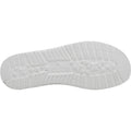 HEYDUDE Wendy Sox Polyester/Cotton/Spandex Women's Stone White Loafers
