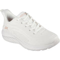Skechers BOBS Sport Squad Waves Just Wading Synthetic Women's White Sneakers