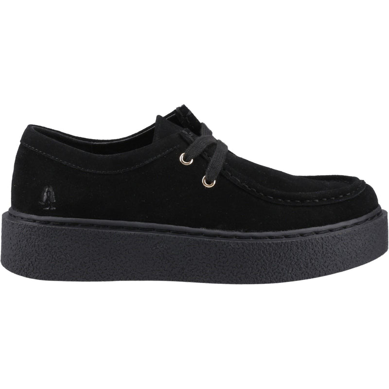 Hush Puppies Bridie Suede Leather Women's Black Moccasins Shoes