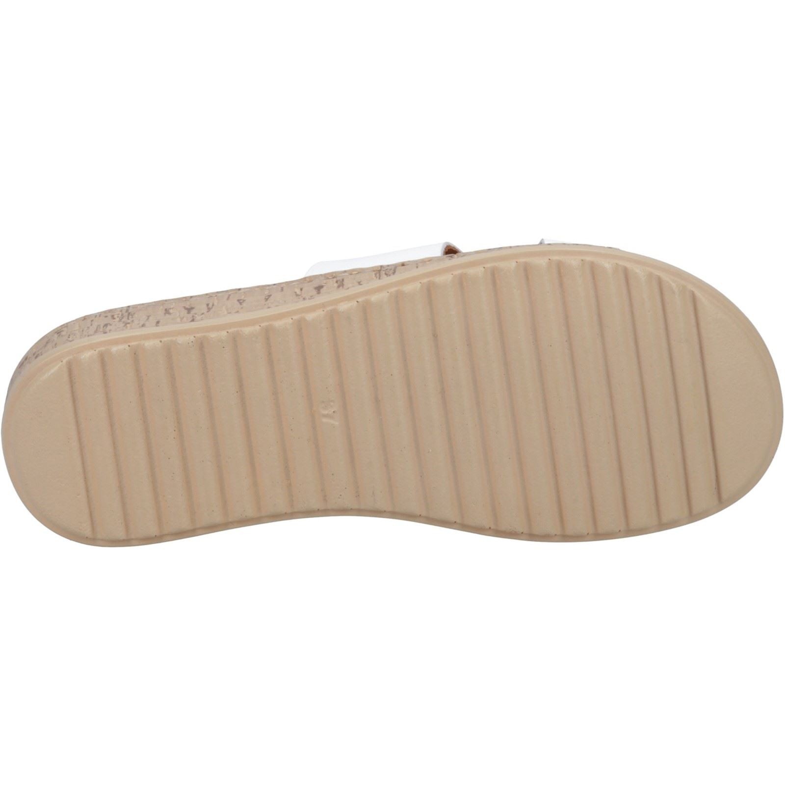 Hush Puppies Eloise Leather Women's White Sandals