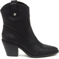 Rocket Dog Feather Polyurethane Women's Black Heeled Ankle Boots