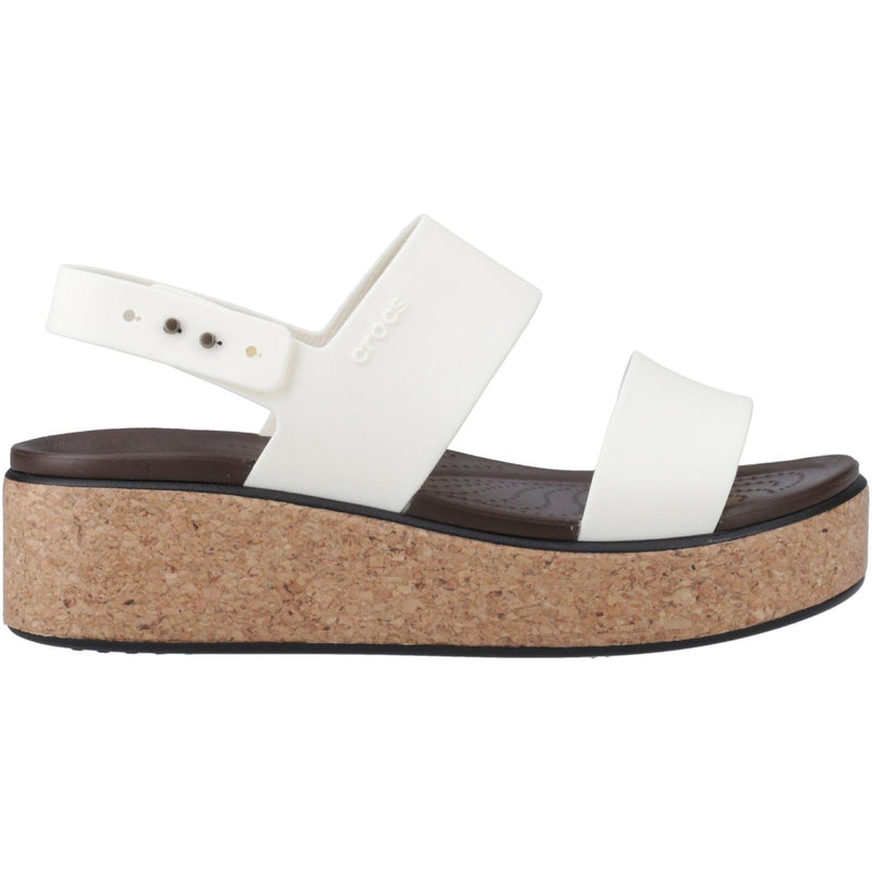 Crocs Brooklyn Cork Women's Chalk Sandals