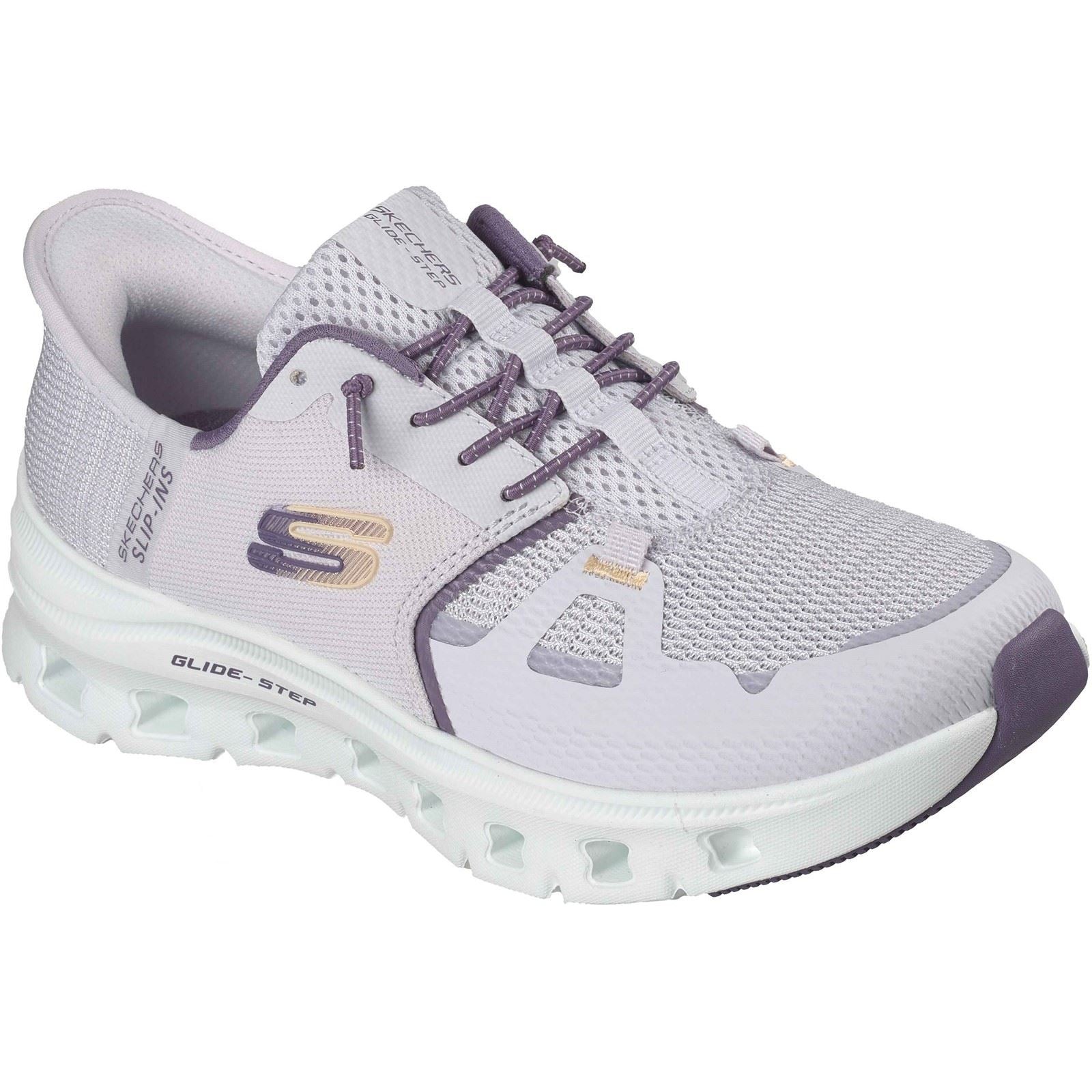 Skechers Glide-Step Pro Polyester Women's Lavender Sneakers