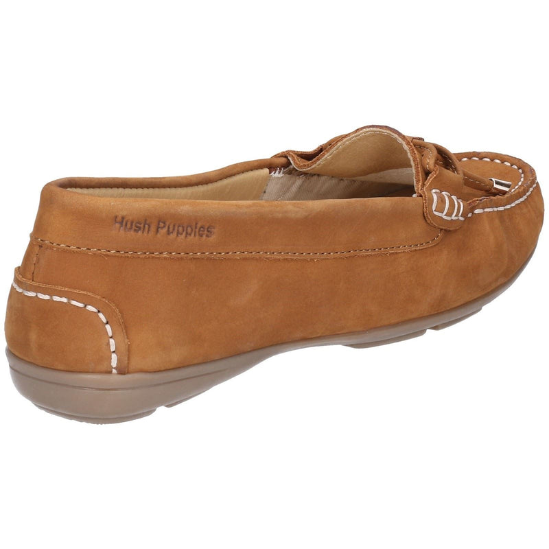 Hush Puppies Maggie Leather Women's Tan Loafers