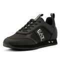 EA7 Black & White Carbon Men's Black/Silver Sneakers