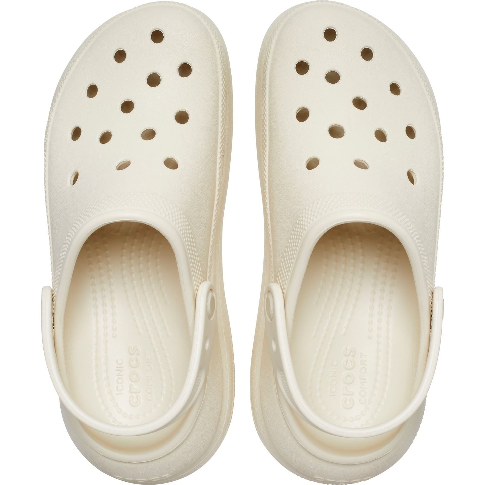 Crocs Classic Crush EVA Women's Bone Clogs