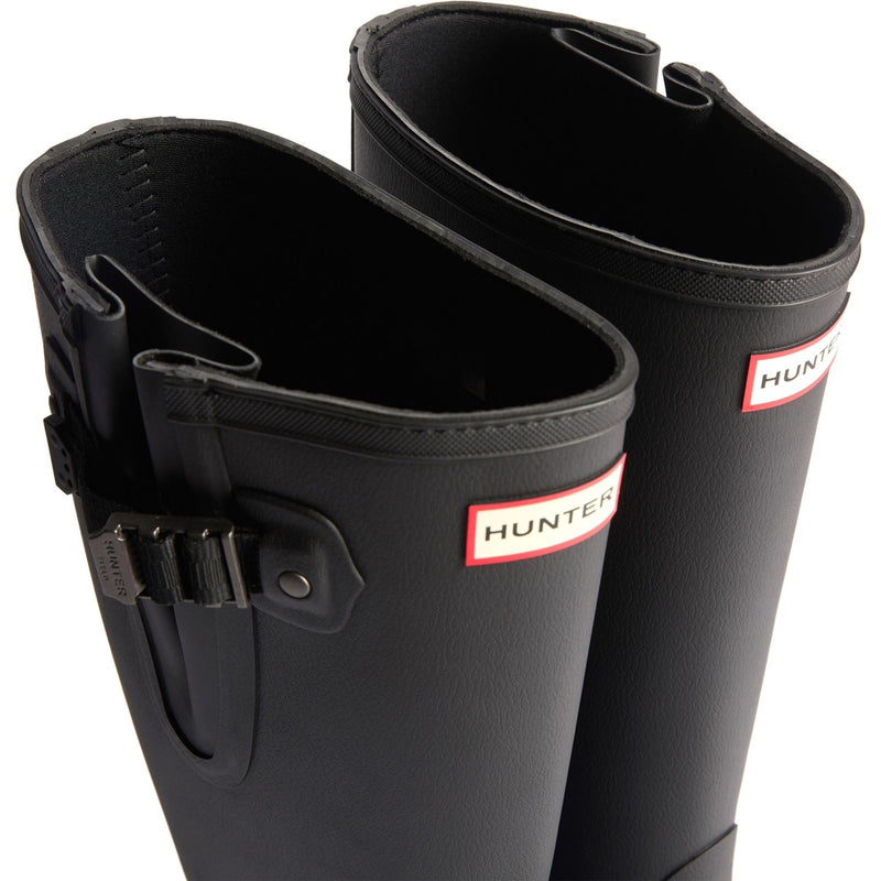 Hunter Field Downpour Boot Rubber Women's Black Wellington Boots