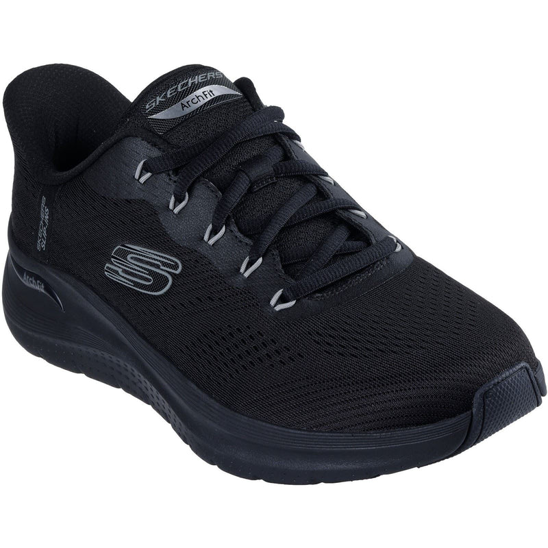 Skechers Arch Fit 2.0 Lestur Textile Men's Black Sneakers