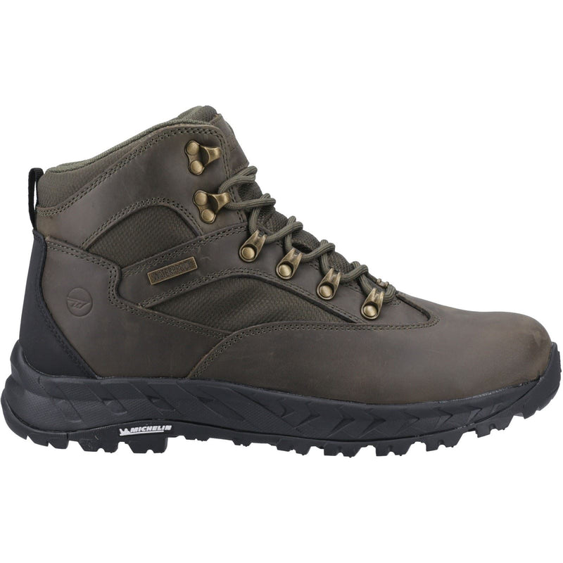 Hi-Tec Euro Trail Leather Men's Khaki Hiking Boots