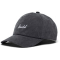 Herschel Bags Sylas Stonewash Cotton Unisex Adults Black Baseball Caps