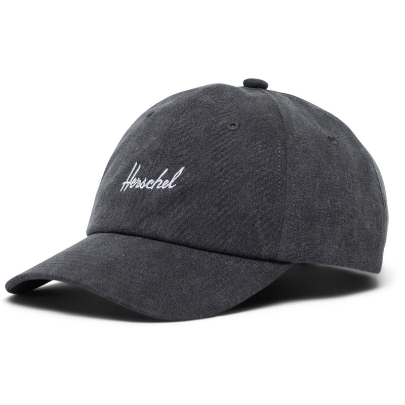 Herschel Bags Sylas Stonewash Cotton Unisex Adults Black Baseball Caps
