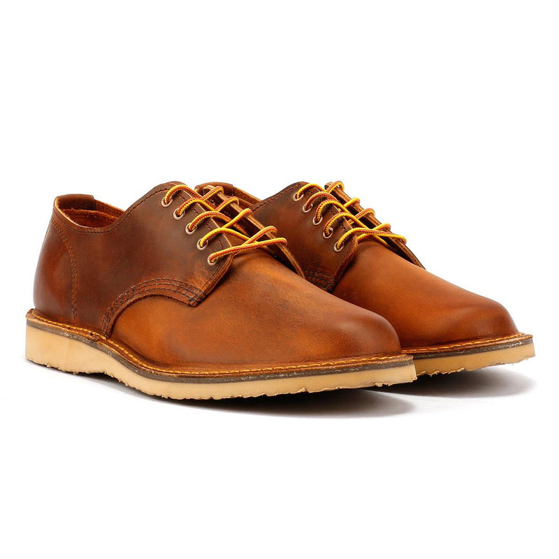 Red Wing 3604 Weekender Oxford Rough & Tough Leather Men's Copper Lace-Up Shoes