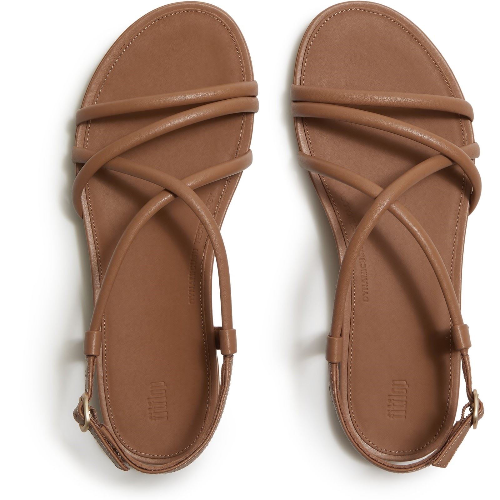 Fitflop Gracie Crystal Leather Women's Classic Tan Sandals