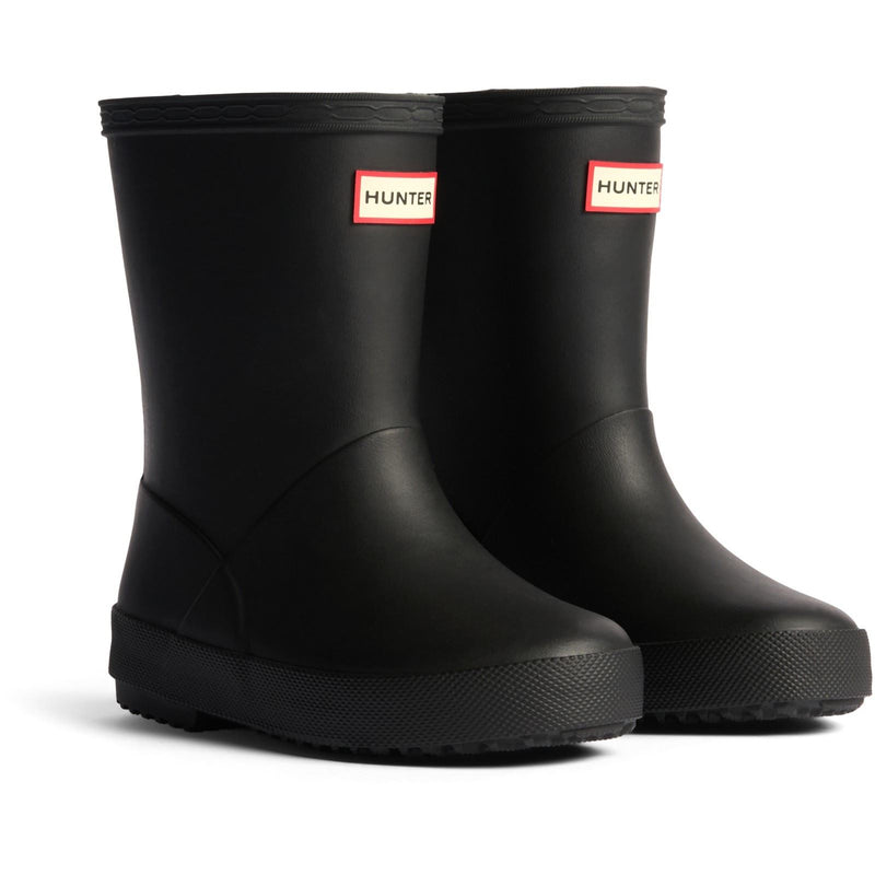 Hunter Kids First Insulated Boot Rubber Kid's Black Wellington Boots