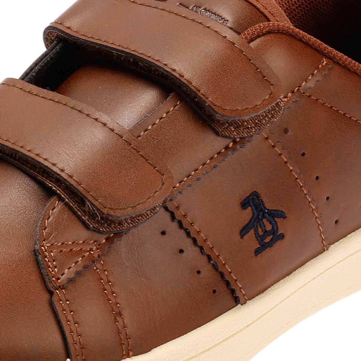 Penguin Junior Marble Tan/Navy Sneakers